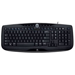 Logitech Media Keyboard 600 Black USB