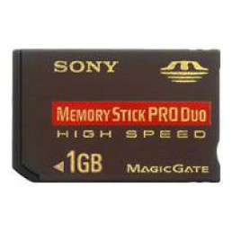 Sony Memory Stick DUO Pro, 1 Gb High Speed  